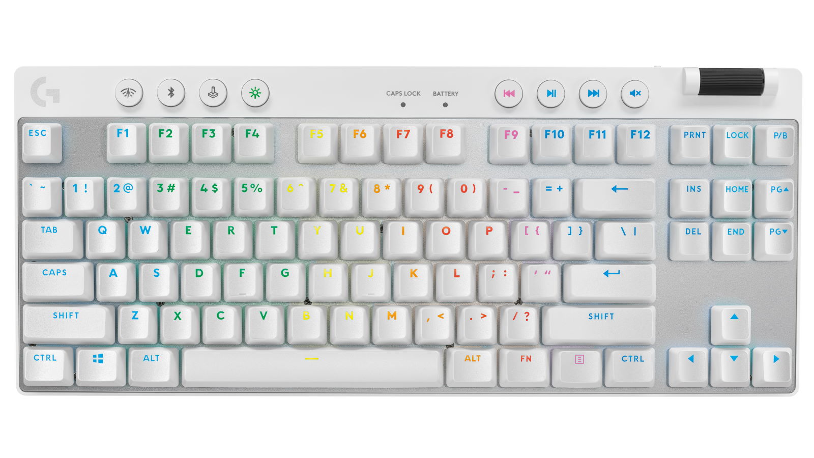 Logitech G Pro X 2 TKL LIGHTSPEED Gaming Keyboard - White | Domayne