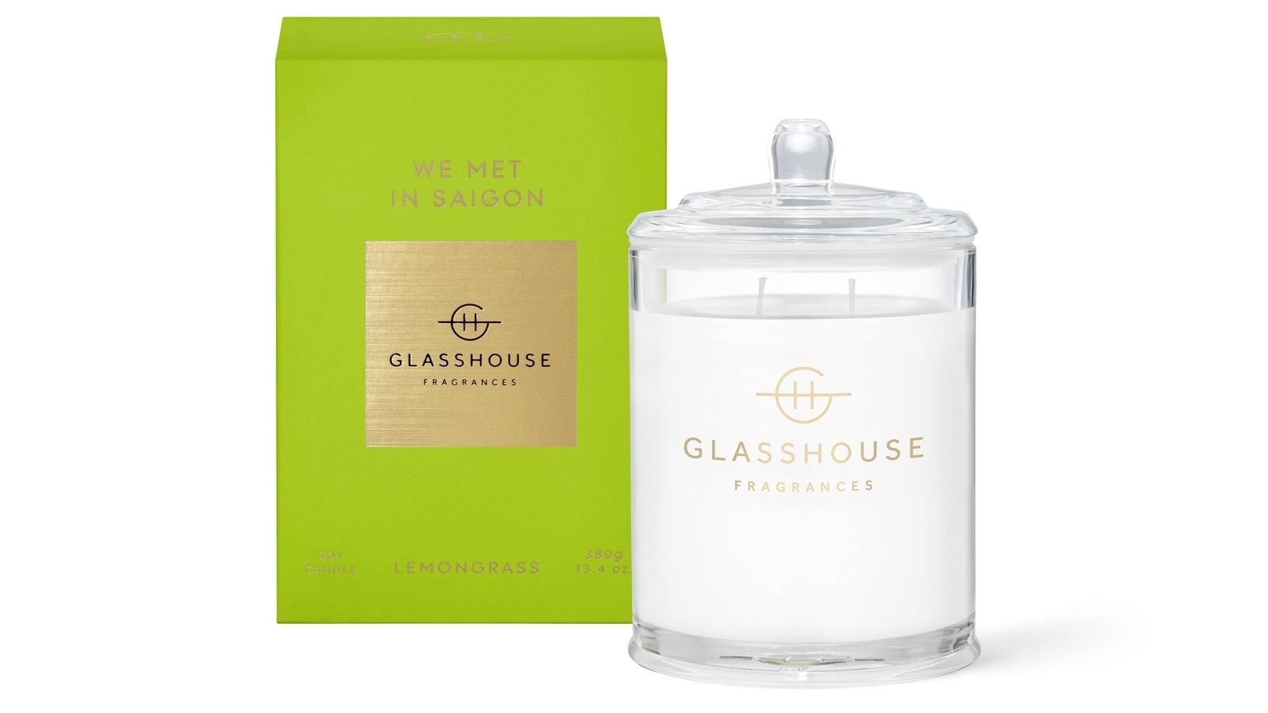 Glasshouse We Met In Saigon Lemongrass 380g Candle