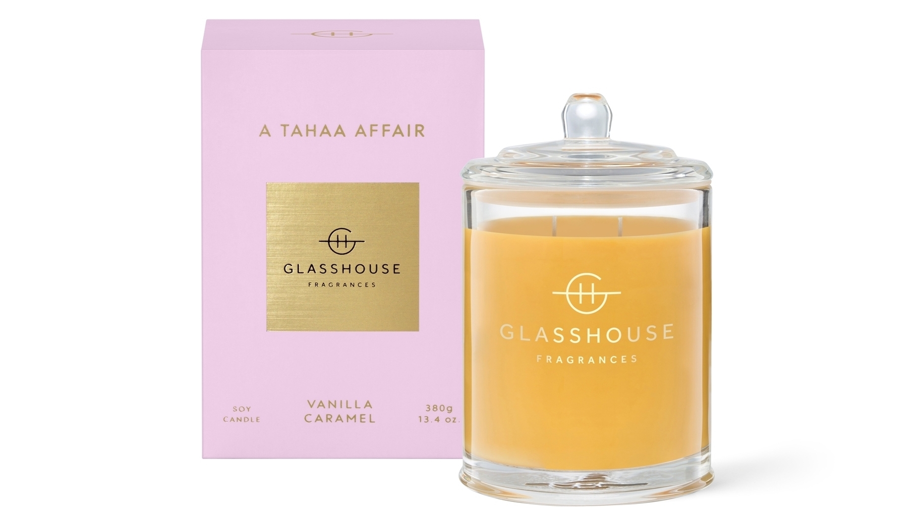 Glasshouse A Tahaa Affair Vanilla Caramel Candle - 380G