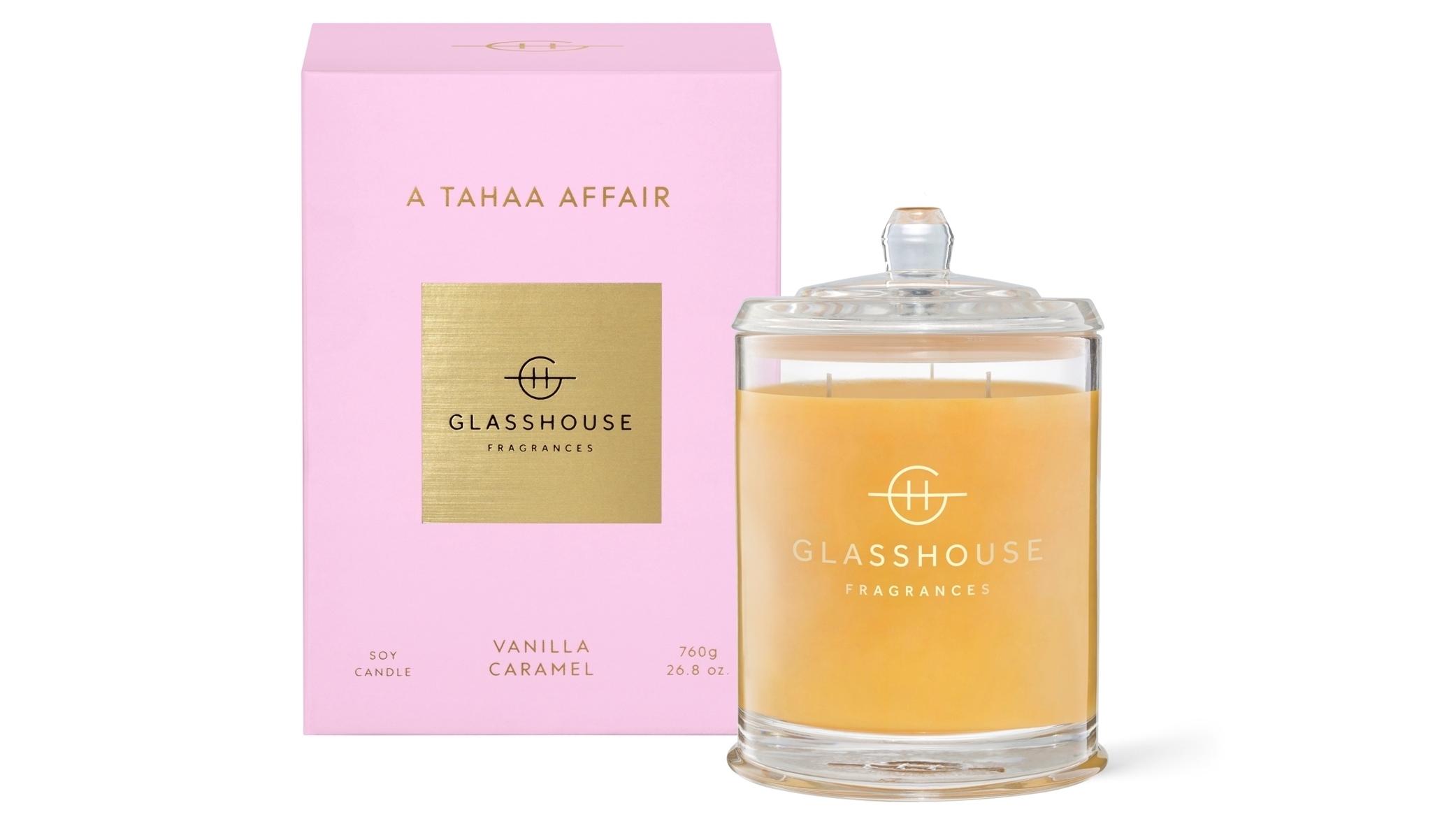 Glasshouse A Tahaa Affair Vanilaa Caramel Candle - 760G