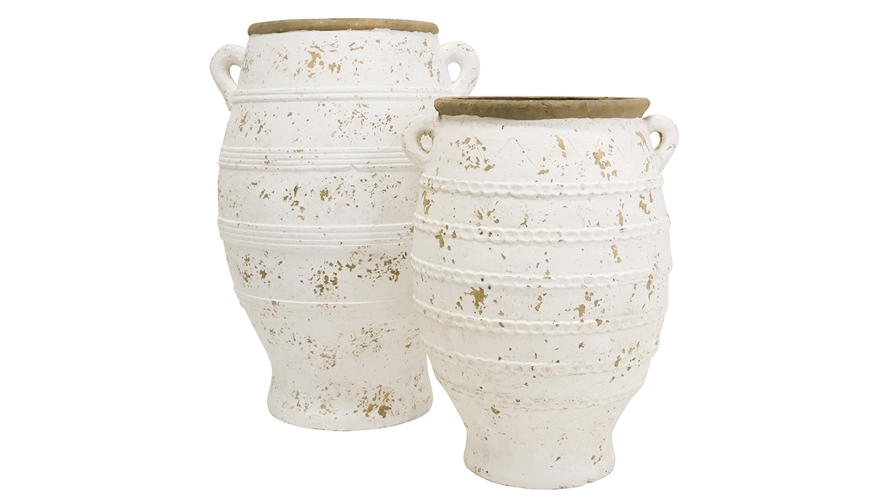 Paloma White Planter 