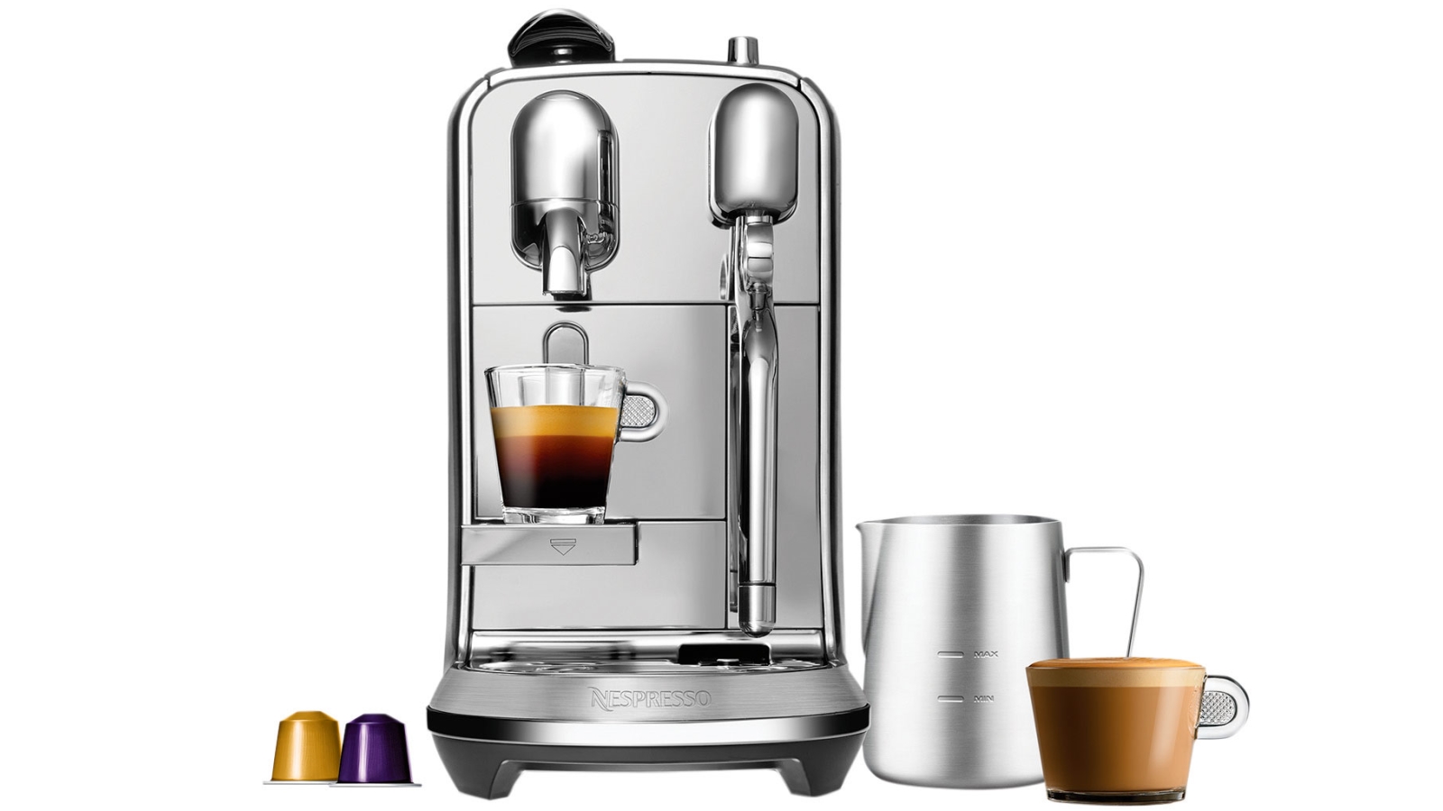 Nespresso Creatista Plus Coffee Machine by Breville - Stainless Steel