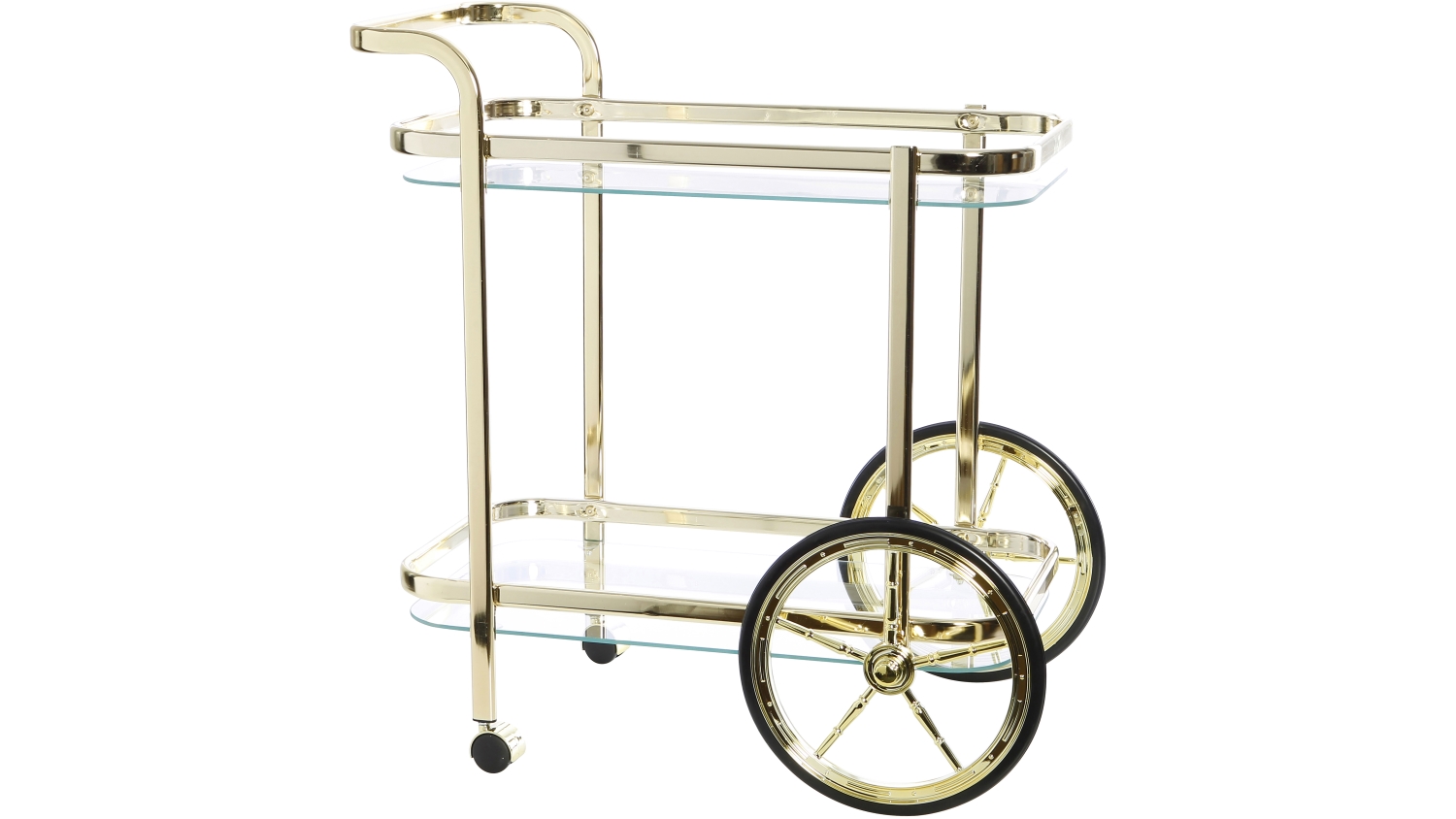 Jones Rectangular Bar Cart - Gold