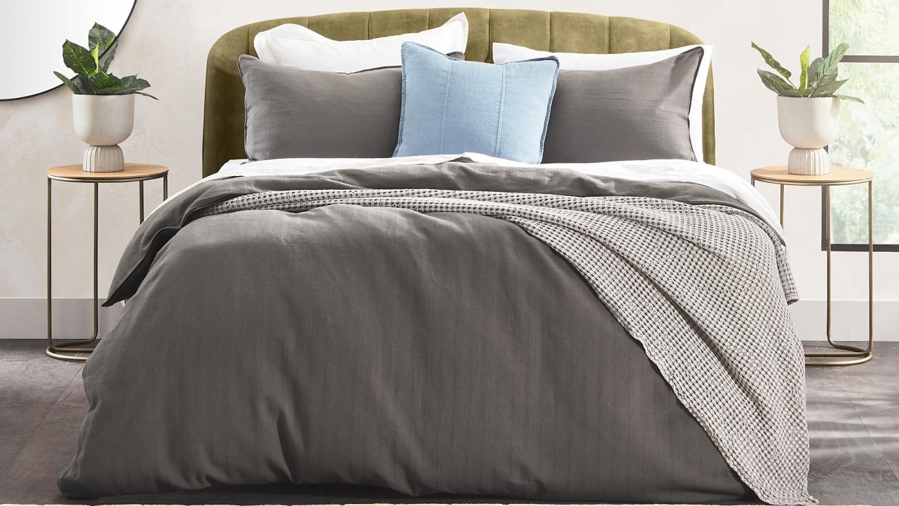 Domayne Luxuries Herringbone Donkey Quilt Cover Set