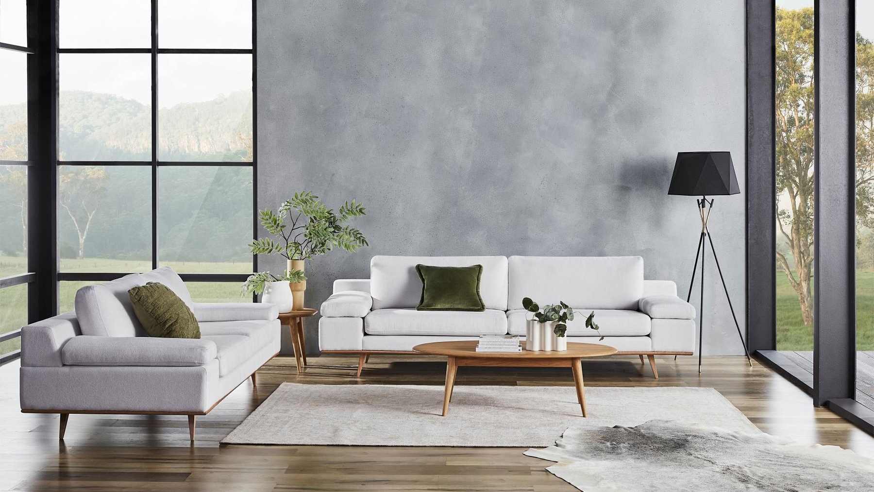 Cleo 2 Piece Lounge Package Domayne