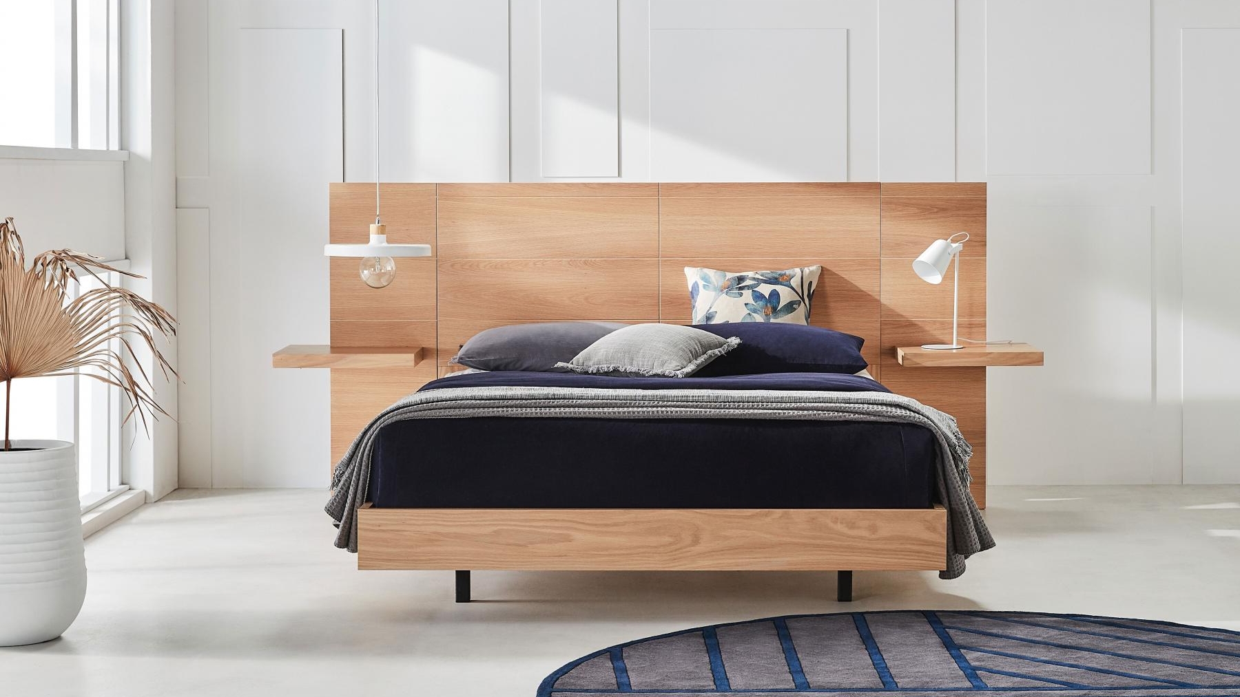 Hugo 2-Shelf Bed Frame