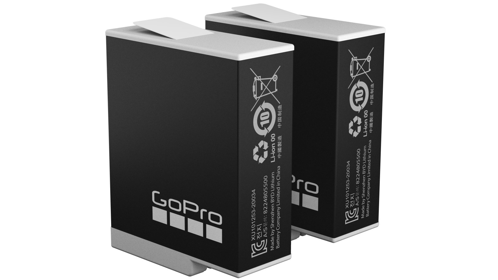 GoPro Enduro Reachargeable Battery 2 Pack for HERO11/HERO10 Black/HERO9 ...