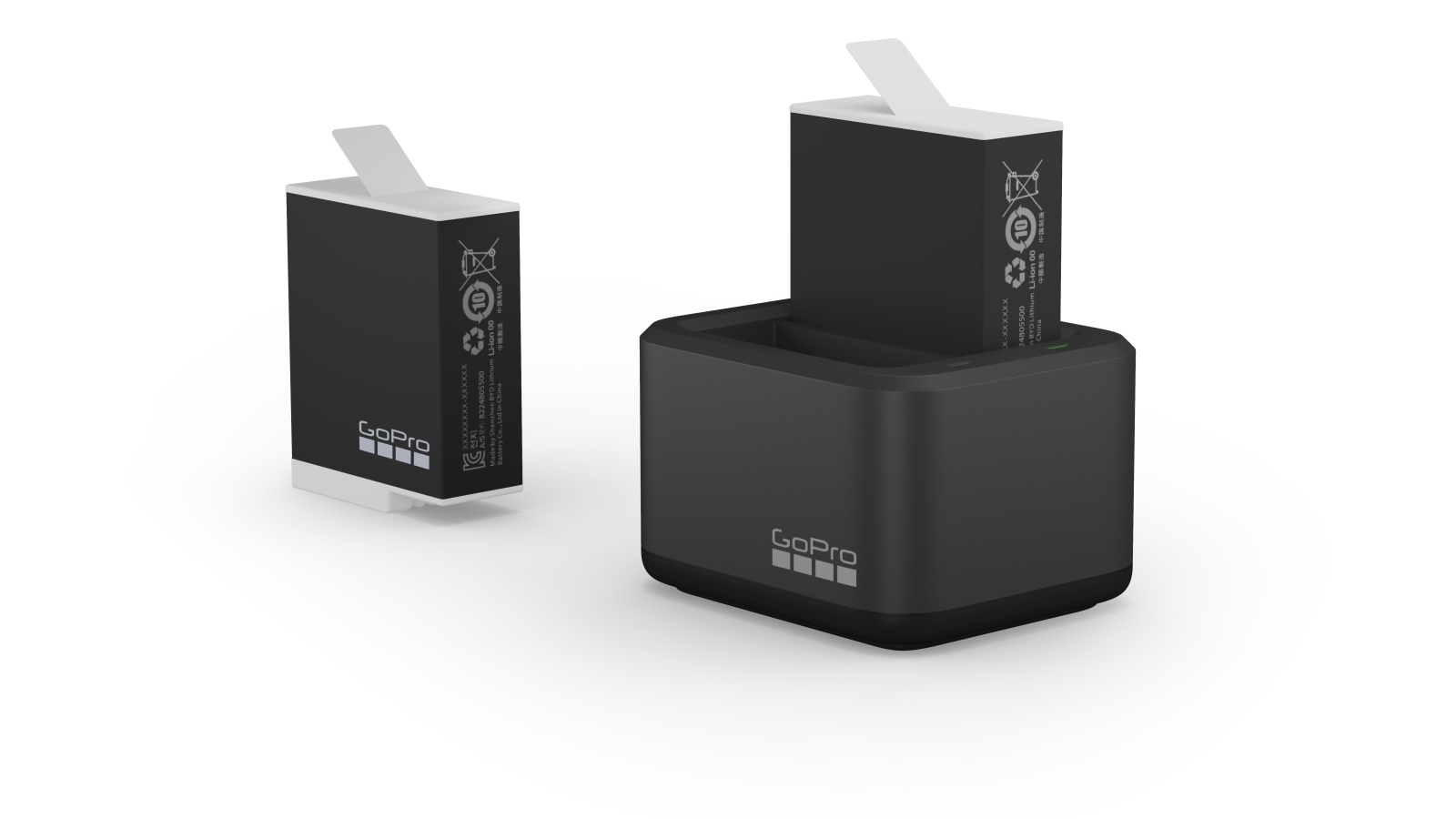 GoPro Dual Battery Charger + Enduro Batteries for HERO11