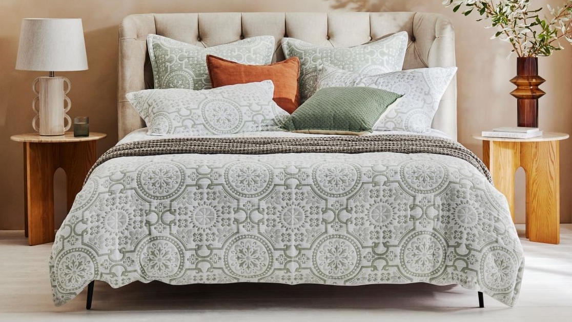 Mayfair Sage Quilt Cover Set