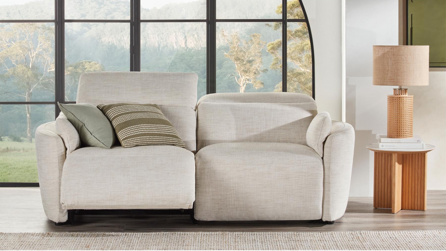 Essen 2.5-Seater Lounge with Twin Electric Reclining Actions