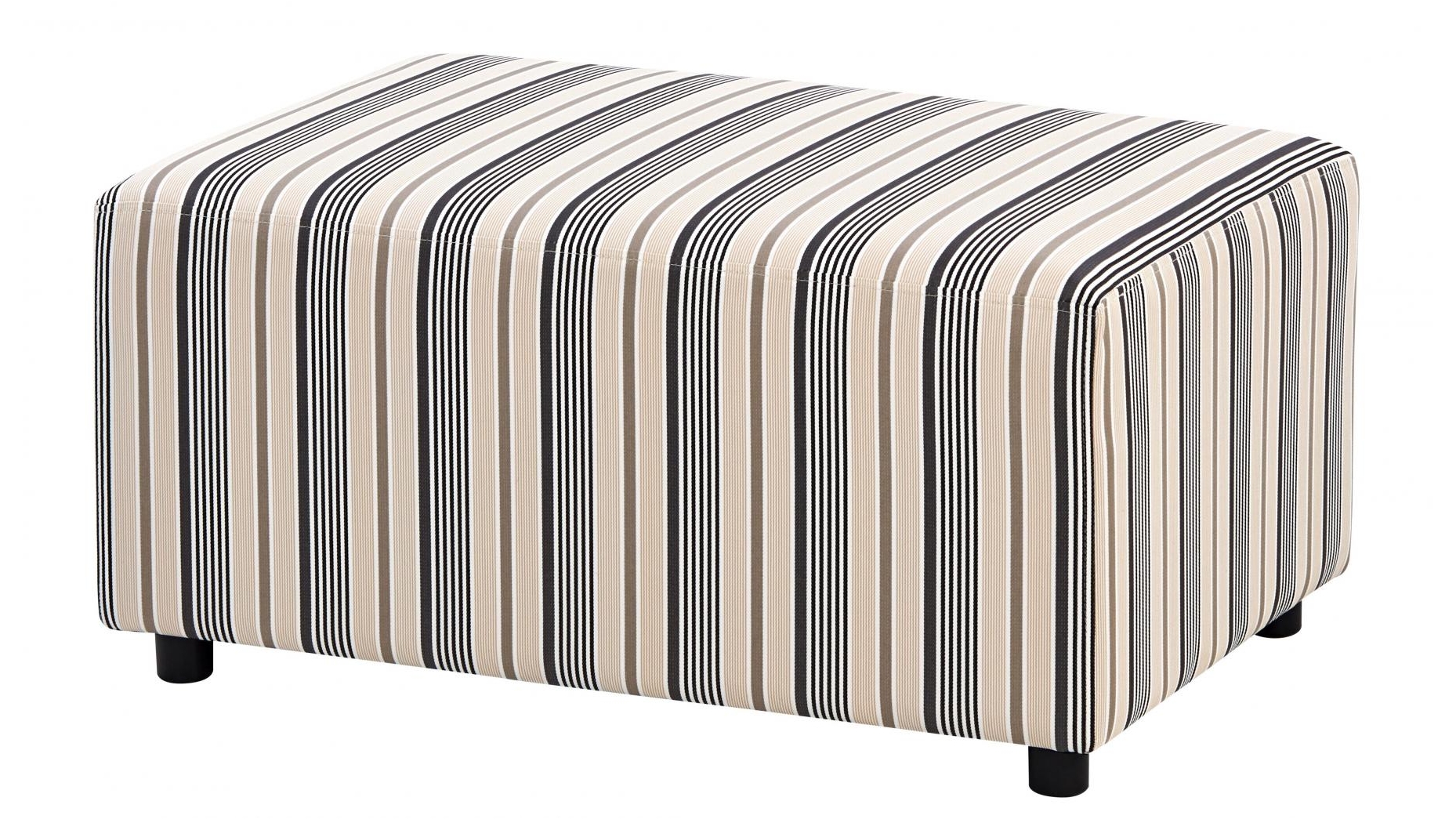 Palm Cove Portsea Outdoor Round 90 x 60cm Ottoman in Oyster