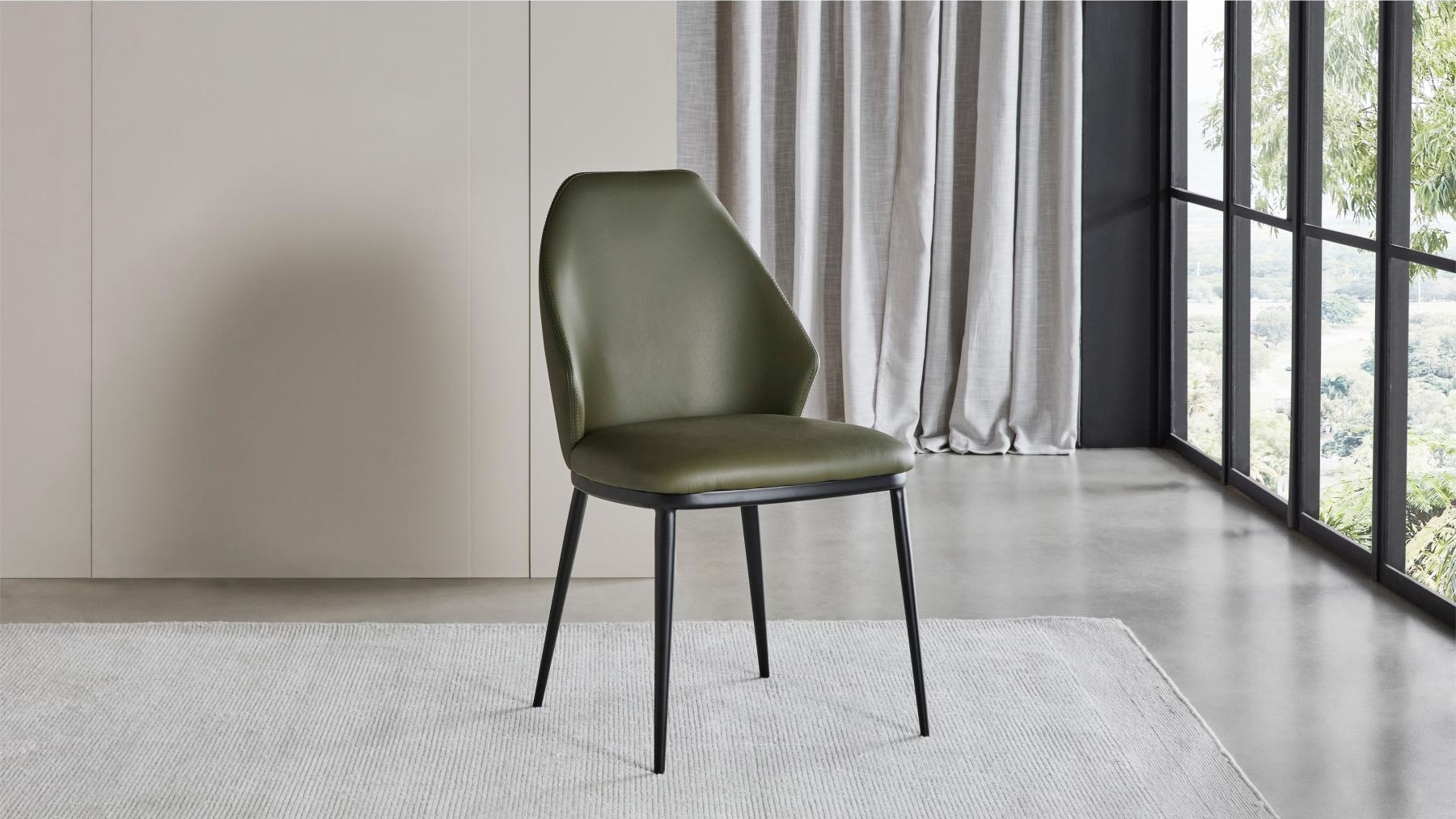 Derby Leather Dining Chair