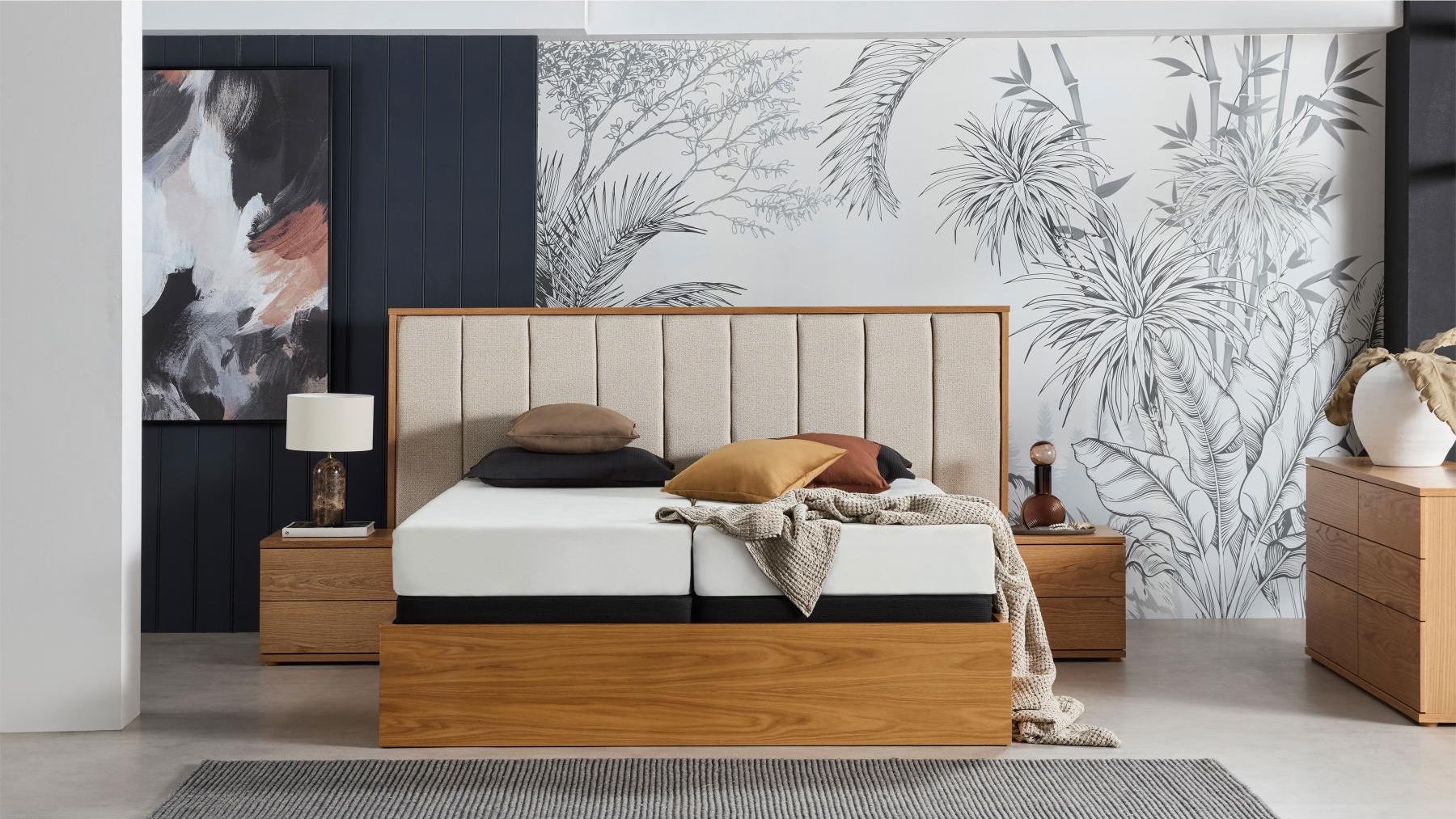 McLaren Low Upholstered Bed