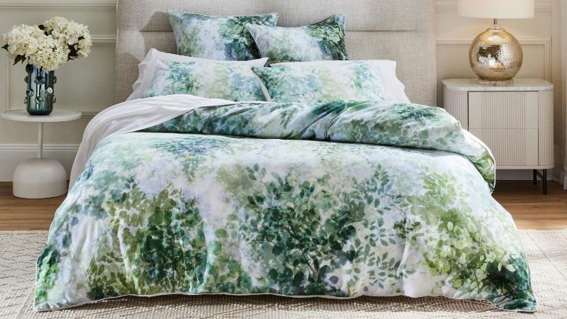 Linen House Treetop Emerald Quilt Cover Set