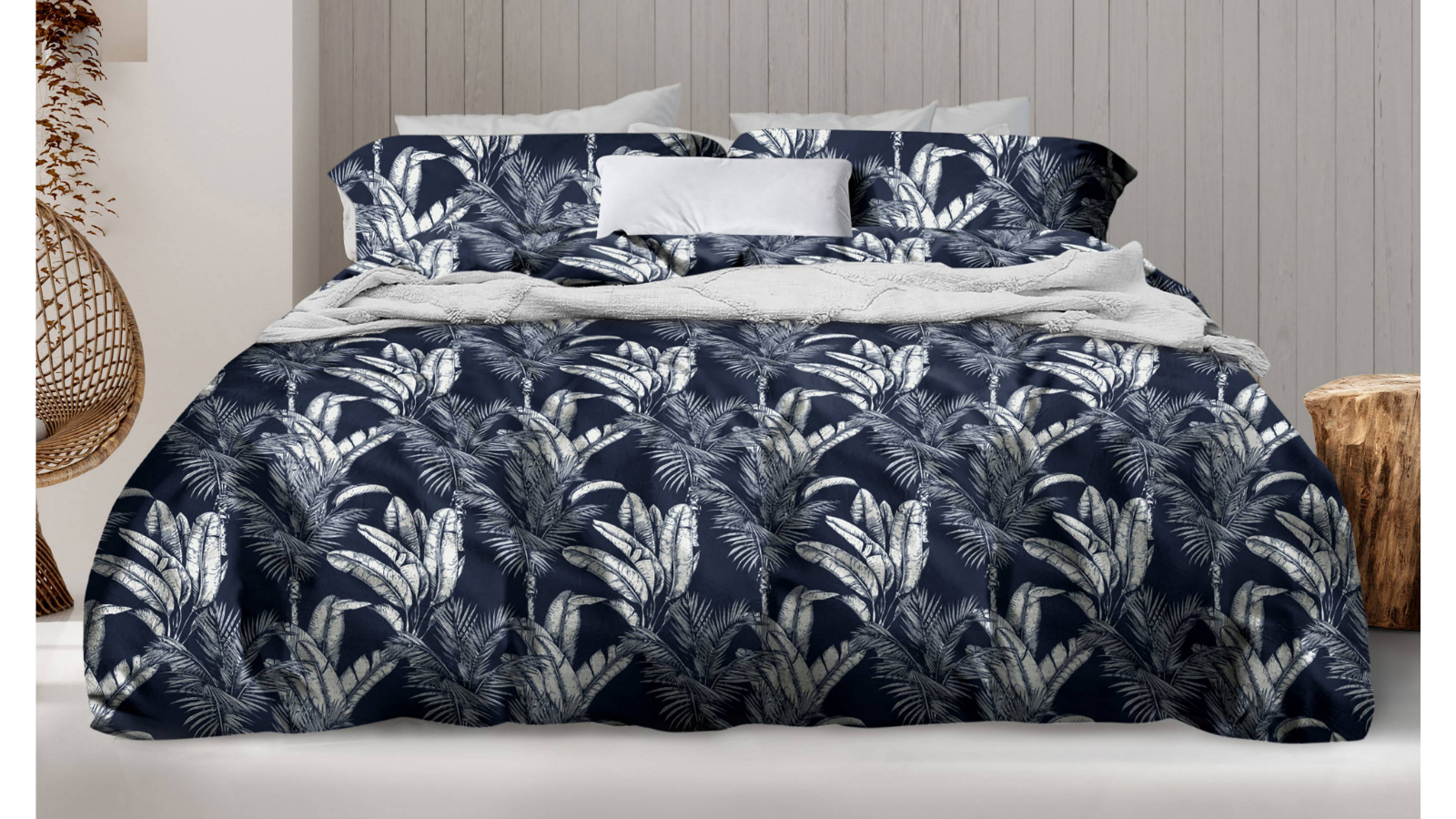 Zanzibar Sunwashed Navy Quilt Cover Set