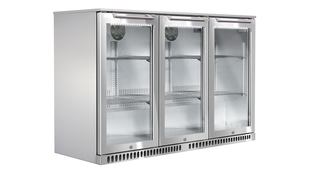 Husky 307L Triple Door Alfresco Bar Fridge