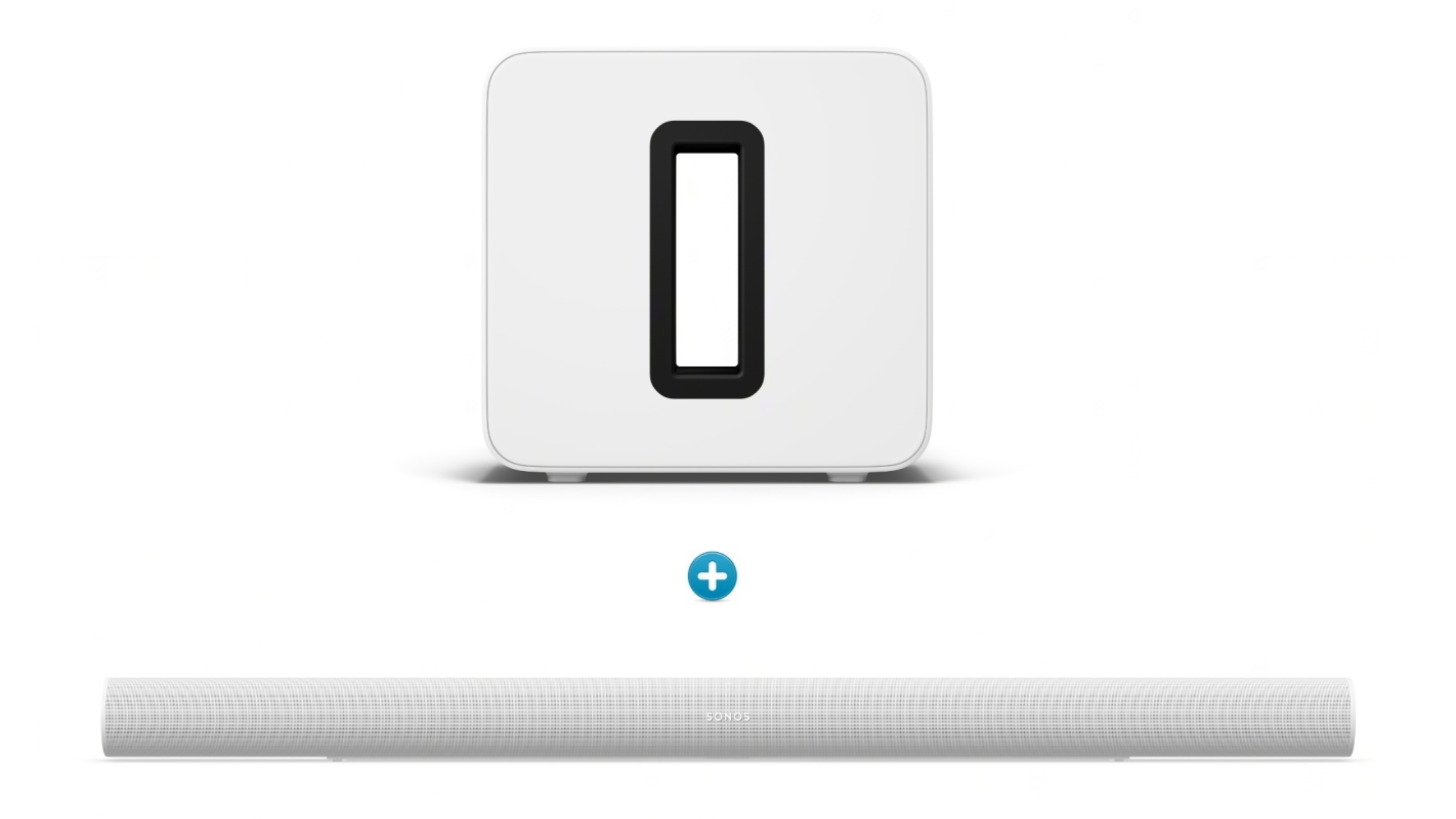 Sonos Arc Ultra Soundbar + Sub 4 Subwoofer Package - White