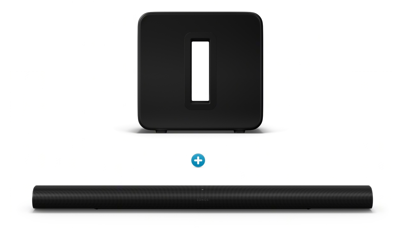 Sonos Arc Ultra Soundbar + Sub 4 Subwoofer Package - Black