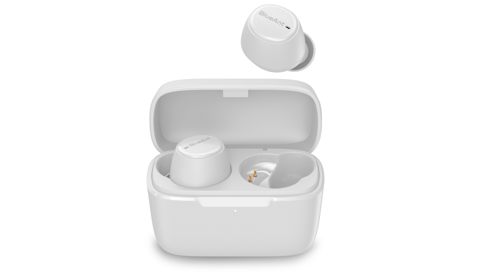 BlueAnt Pump Air Lite True Wireless Earbuds Arctic White