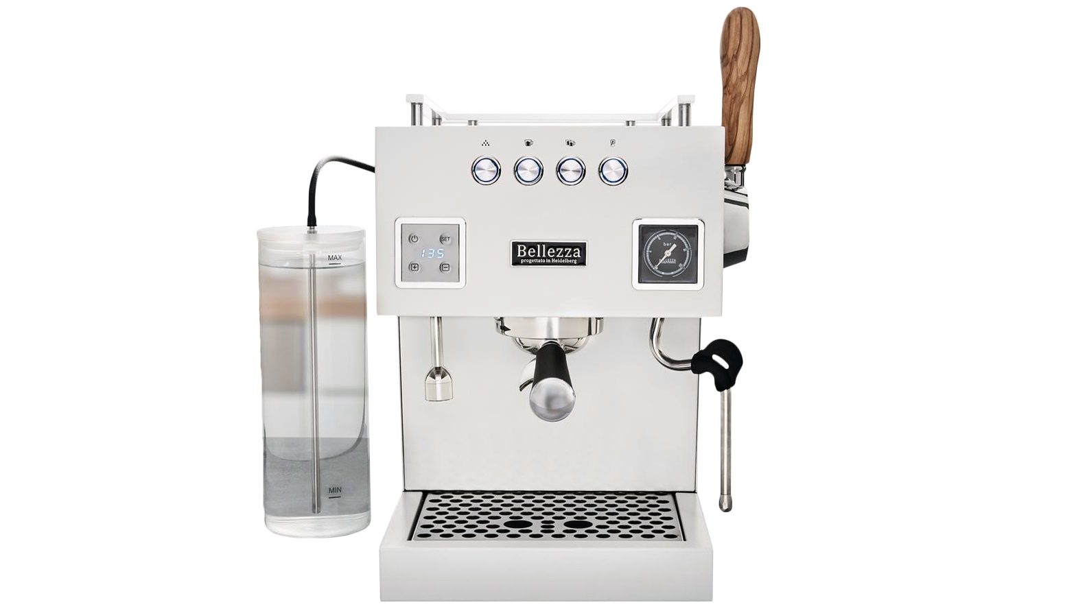 Bellezza Bellona Dual Boiler Coffee Machine - White