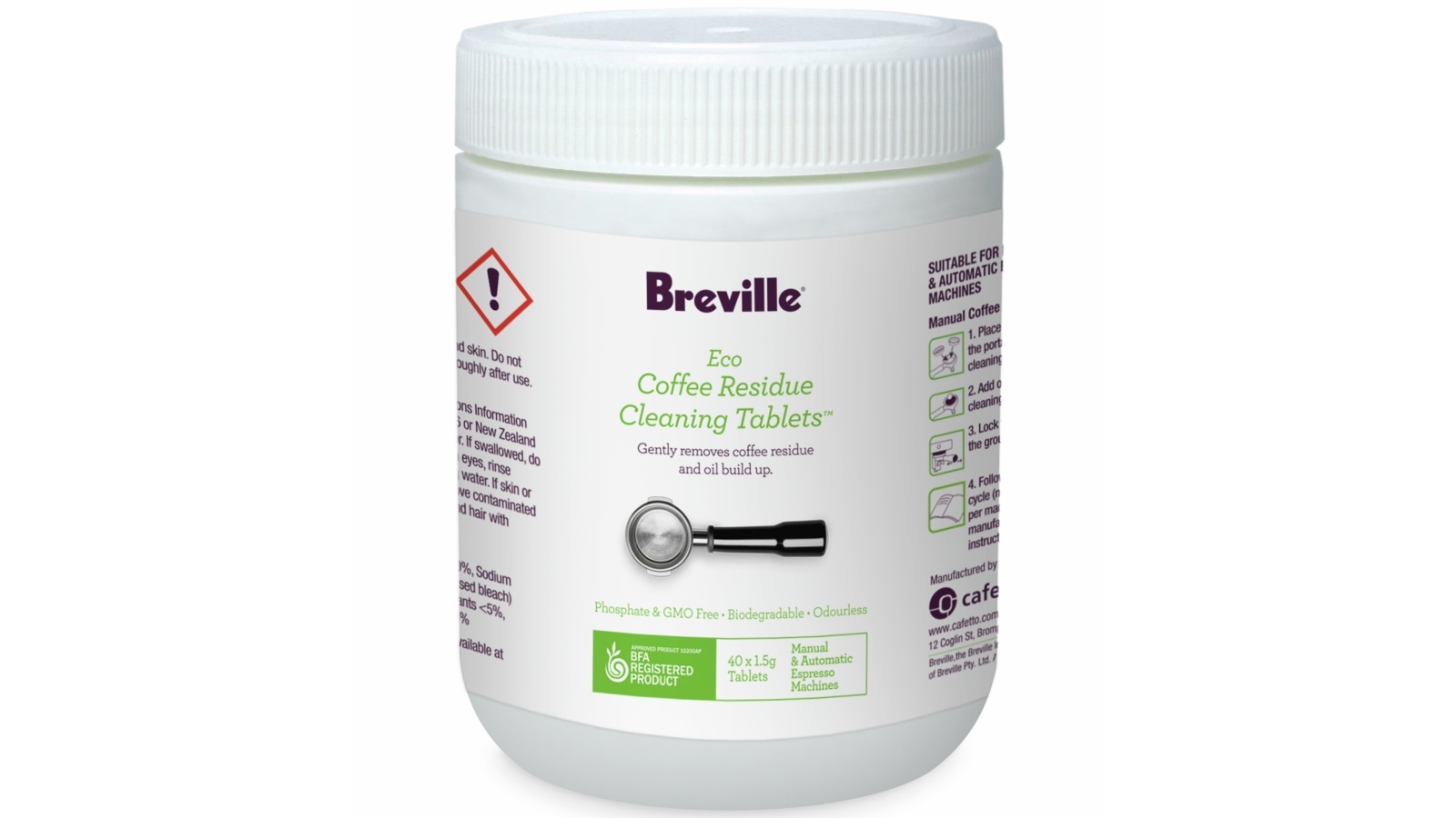Breville Eco 40 Pack Coffee Residue Cleaning Tablet