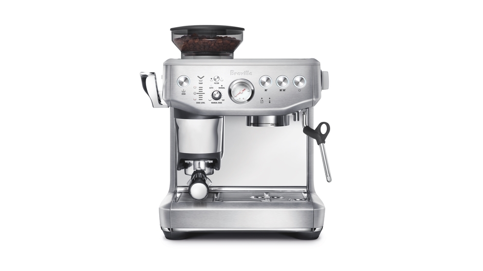 Breville The Barista Express Impress Espresso Machine - Brushed Stainless Steel