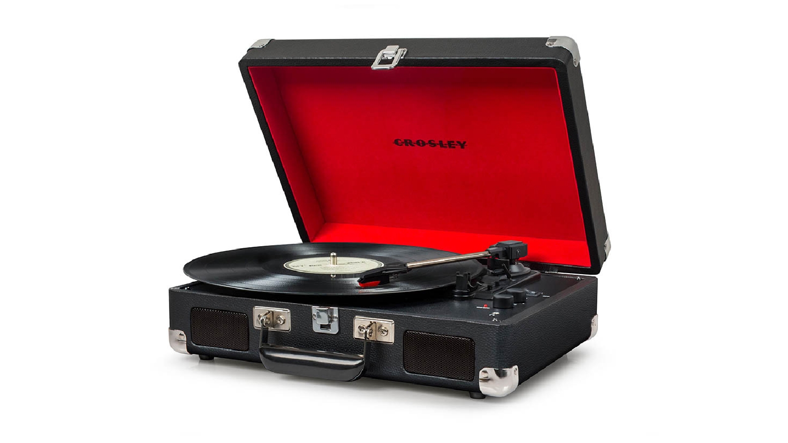 Crosley Cruiser Bluetooth Portable Turntable - Black