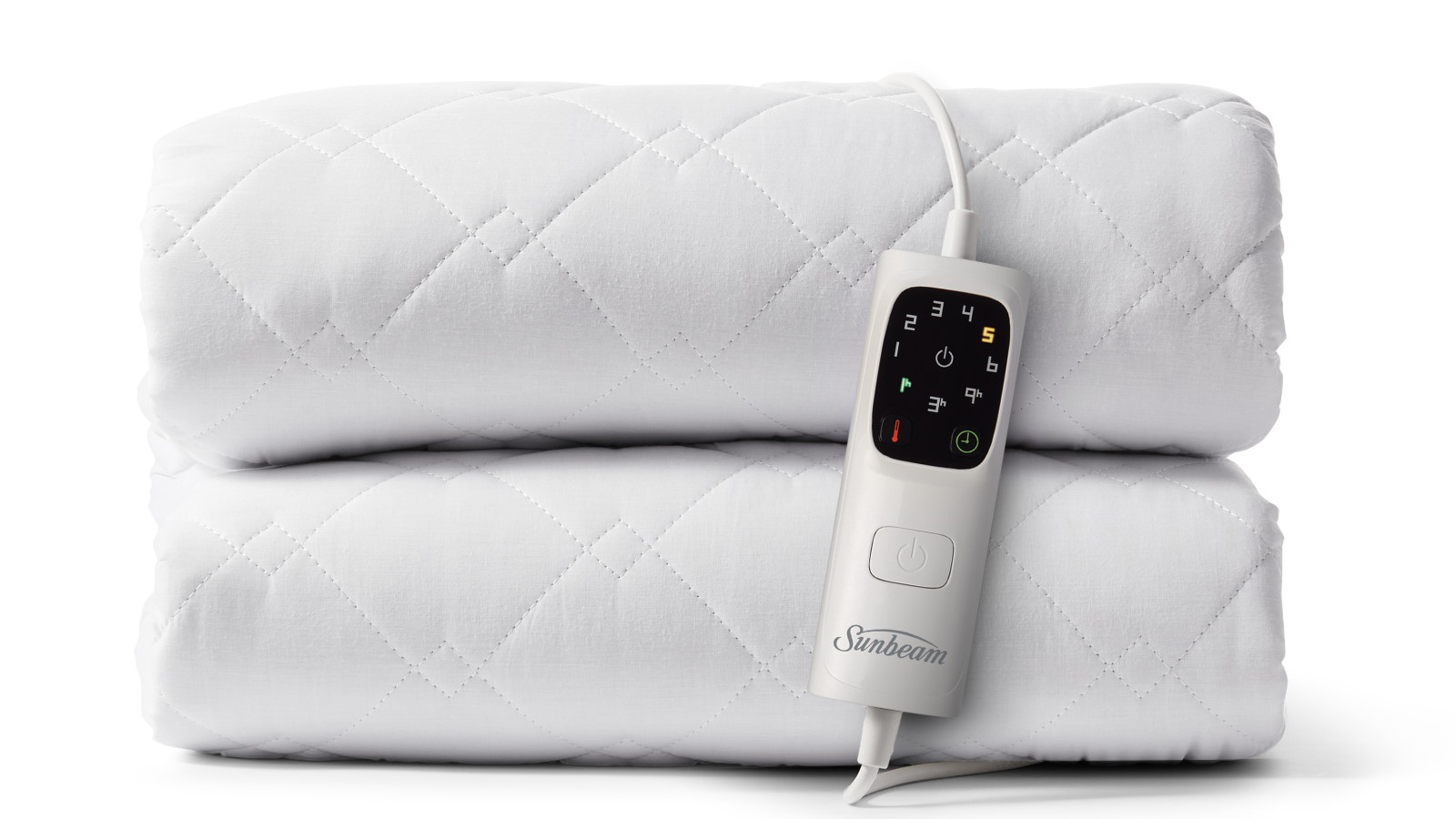 Sunbeam Sleep Perfect Antibacterial Quilted Electric Blanket