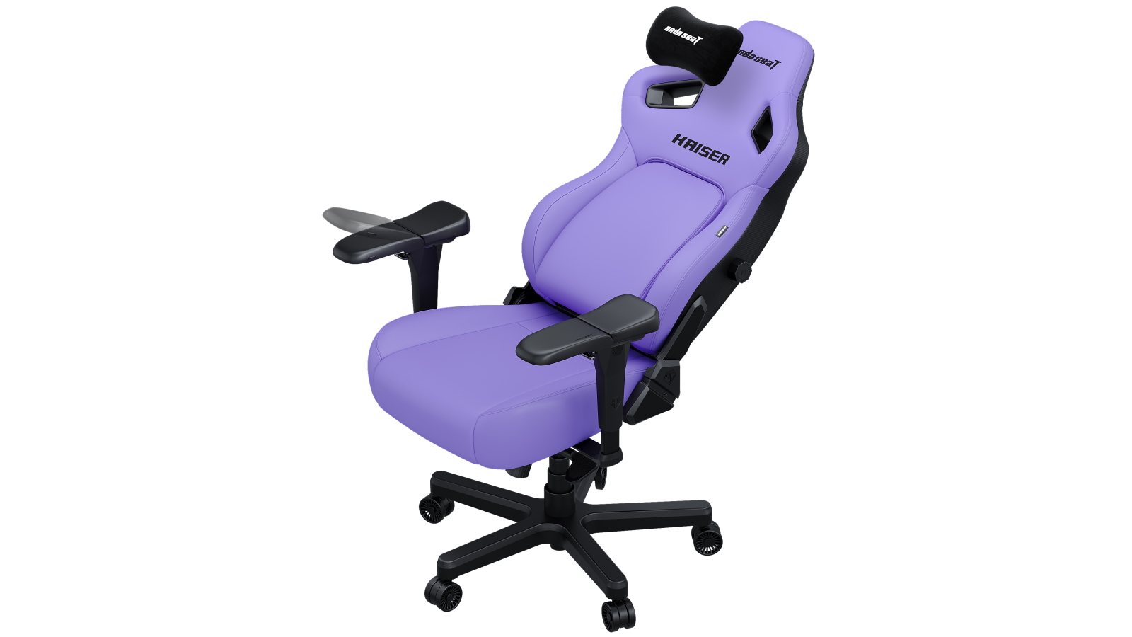 AndaSeat Kaiser 4 Series Premium Extra Large Gaming Chair Zen Purple Domayne