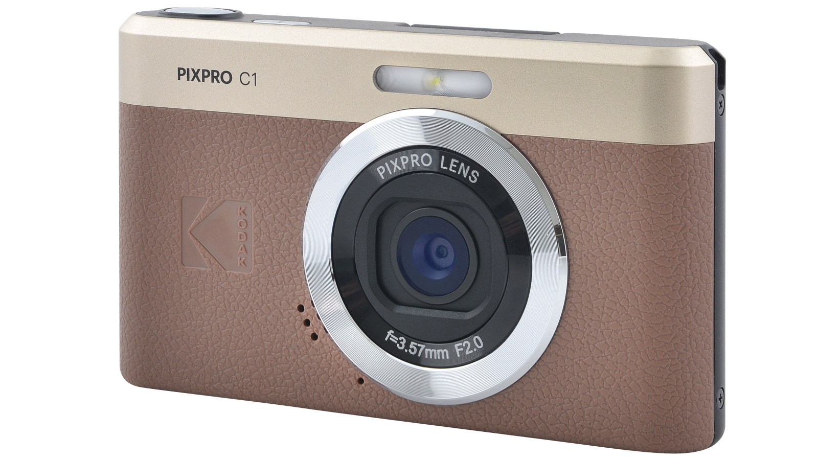 Kodak Pixpro C1 Digital Camera - Brown | Domayne