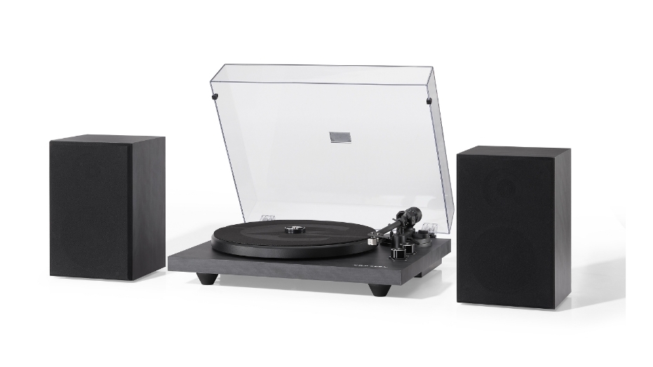 Crosley C62 Shelf System Turntable - Black