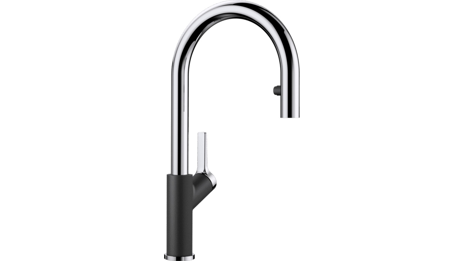 Blanco Carena-S Silgranit Goose Neck Pull Out Tap - Anthracite
