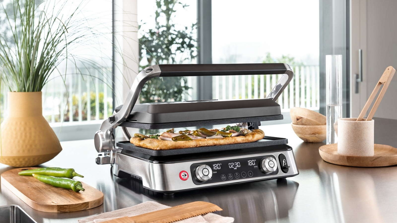 DeLonghi Multigrill 1100 Grill with Thermoprobe Domayne