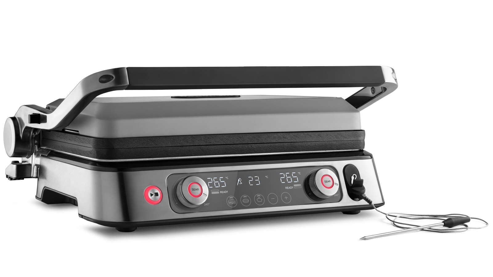 DeLonghi Multigrill 1100 Grill with Thermoprobe | Domayne DeLonghi Multigrill 1100 Grill with Thermoprobe | Domayne