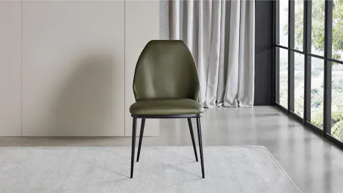 Derby Leather Dining Chair | Domayne