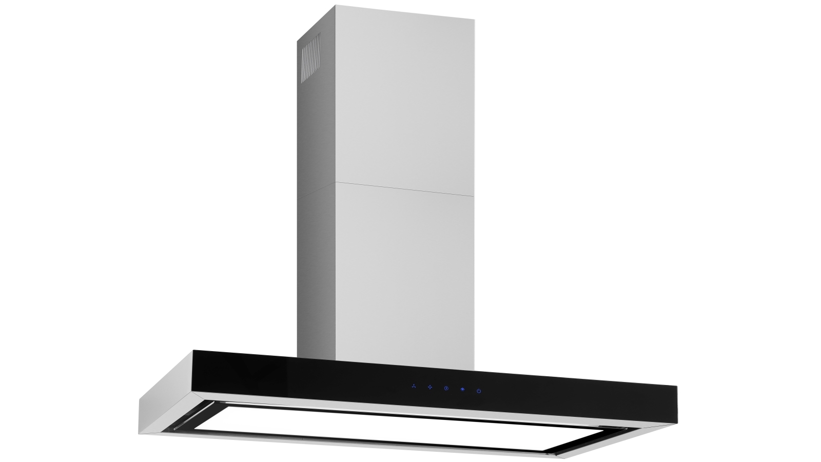 Glem Gas 90cm Square Profile Wall Mount Rangehood with LED Panel