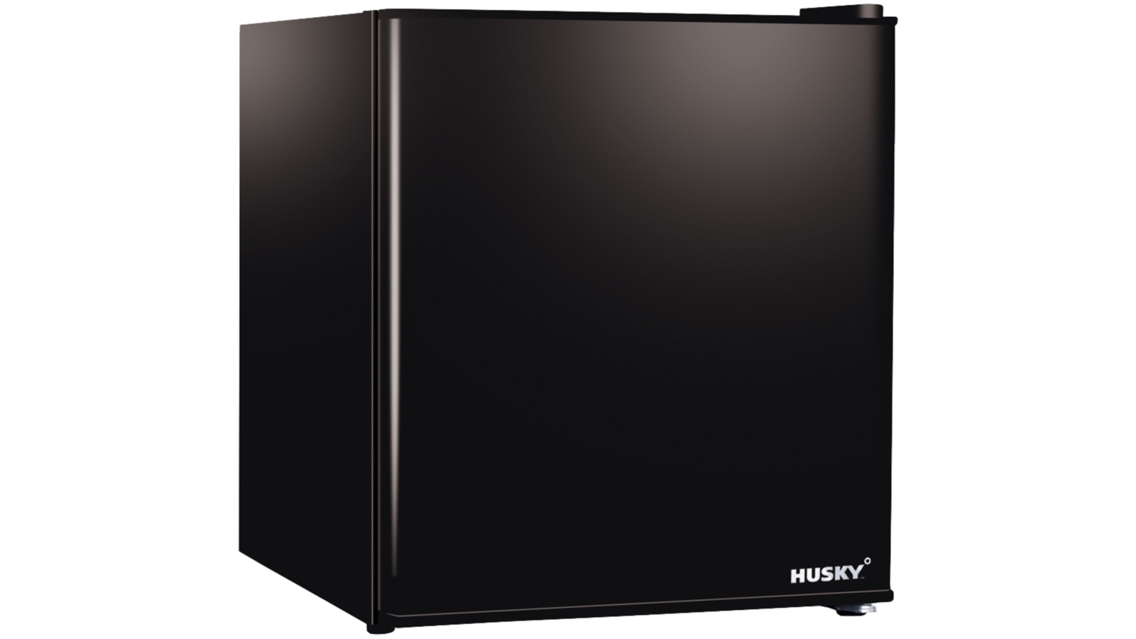 Husky 43L Solid Door Compact Bar Fridge - Black