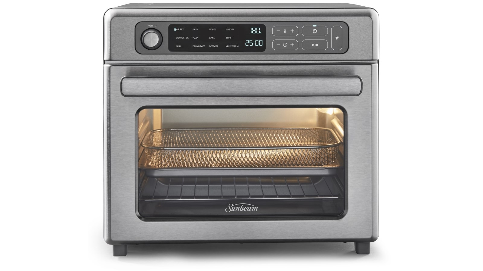 Sunbeam New Air Fryer Oven Sunbeam 22L 12-In-1 Digital