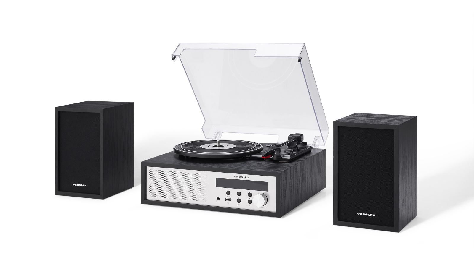Crosley Sloane Shelf System Turntable - Black
