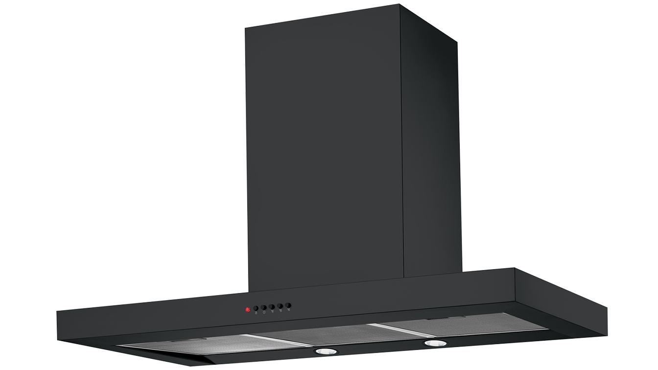 Chef 90cm Canopy Rangehood - Black