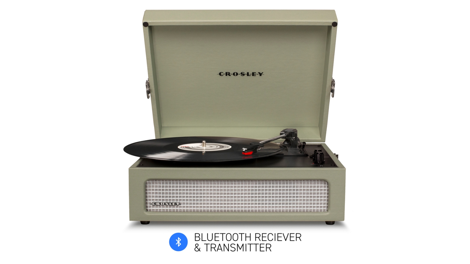Crosley Voyager Bluetooth Portable Turntable - Sage