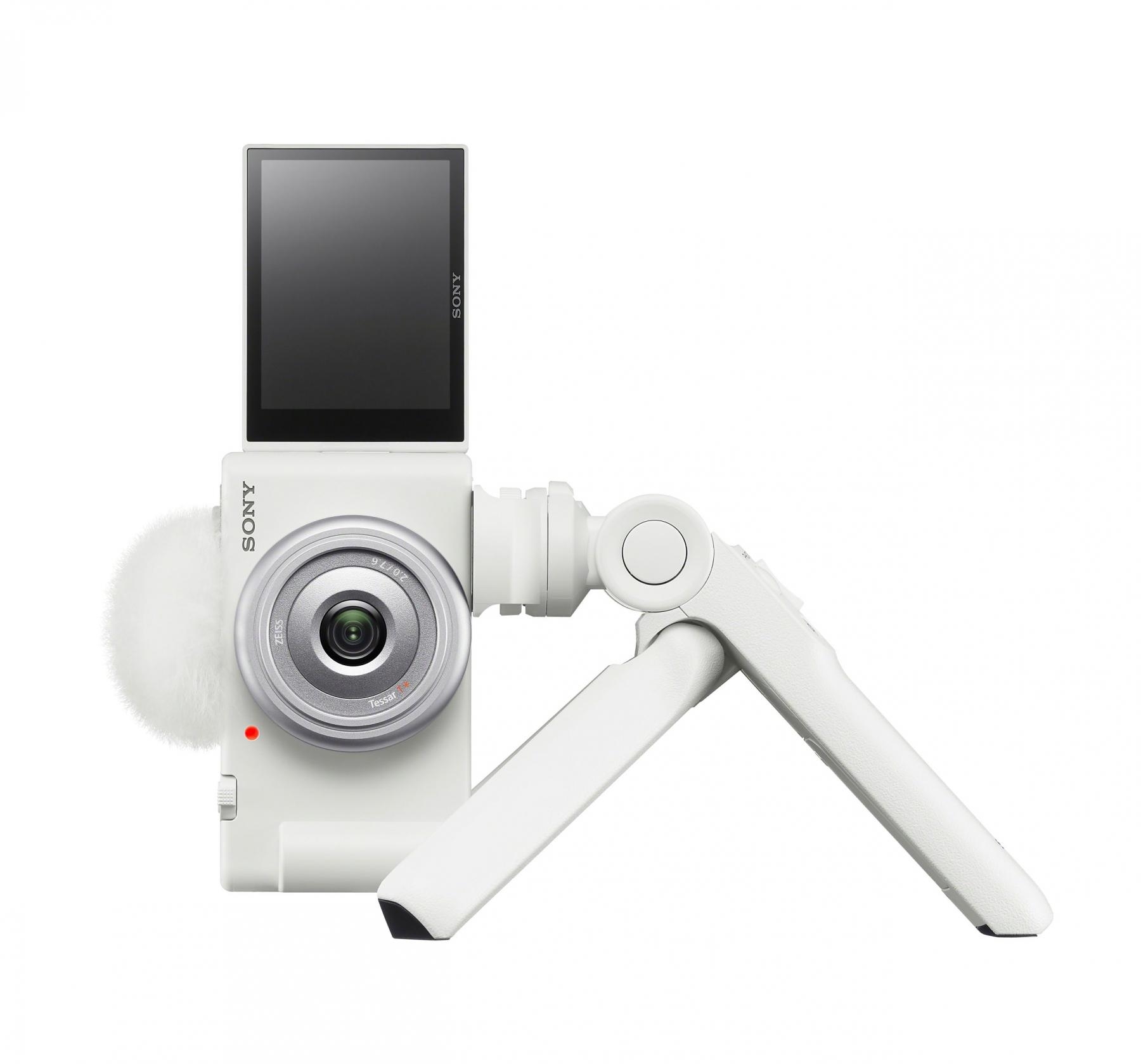 Sony ZV-1F Vlogging Camera - White | Domayne