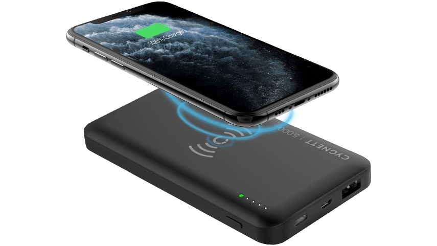 Cygnett ChargeUp Force 5000mAh Power Bank 5W Wireless Charging