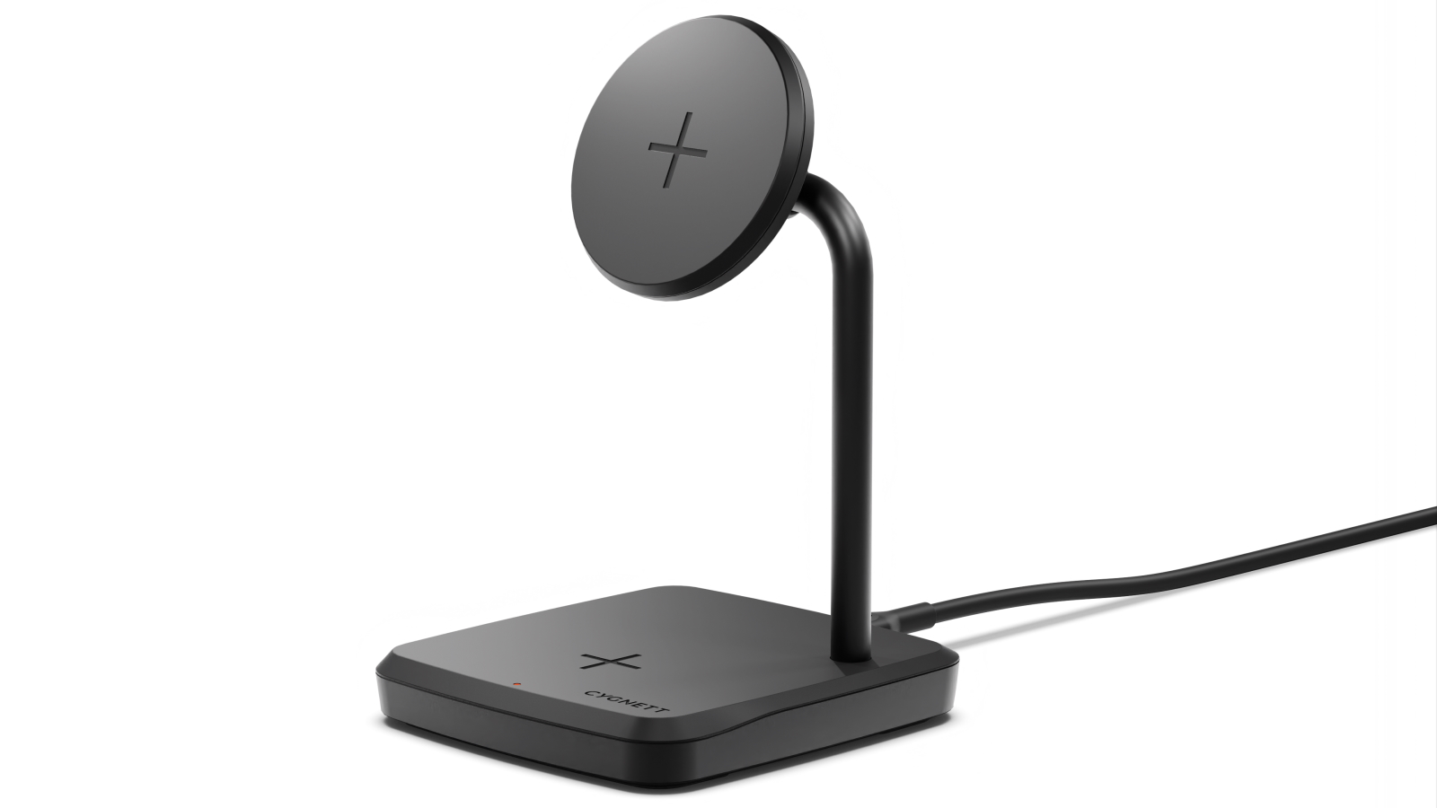 Cygnett ChargeBase 2-in-1 Magnetic Wireless Charger Black Domayne