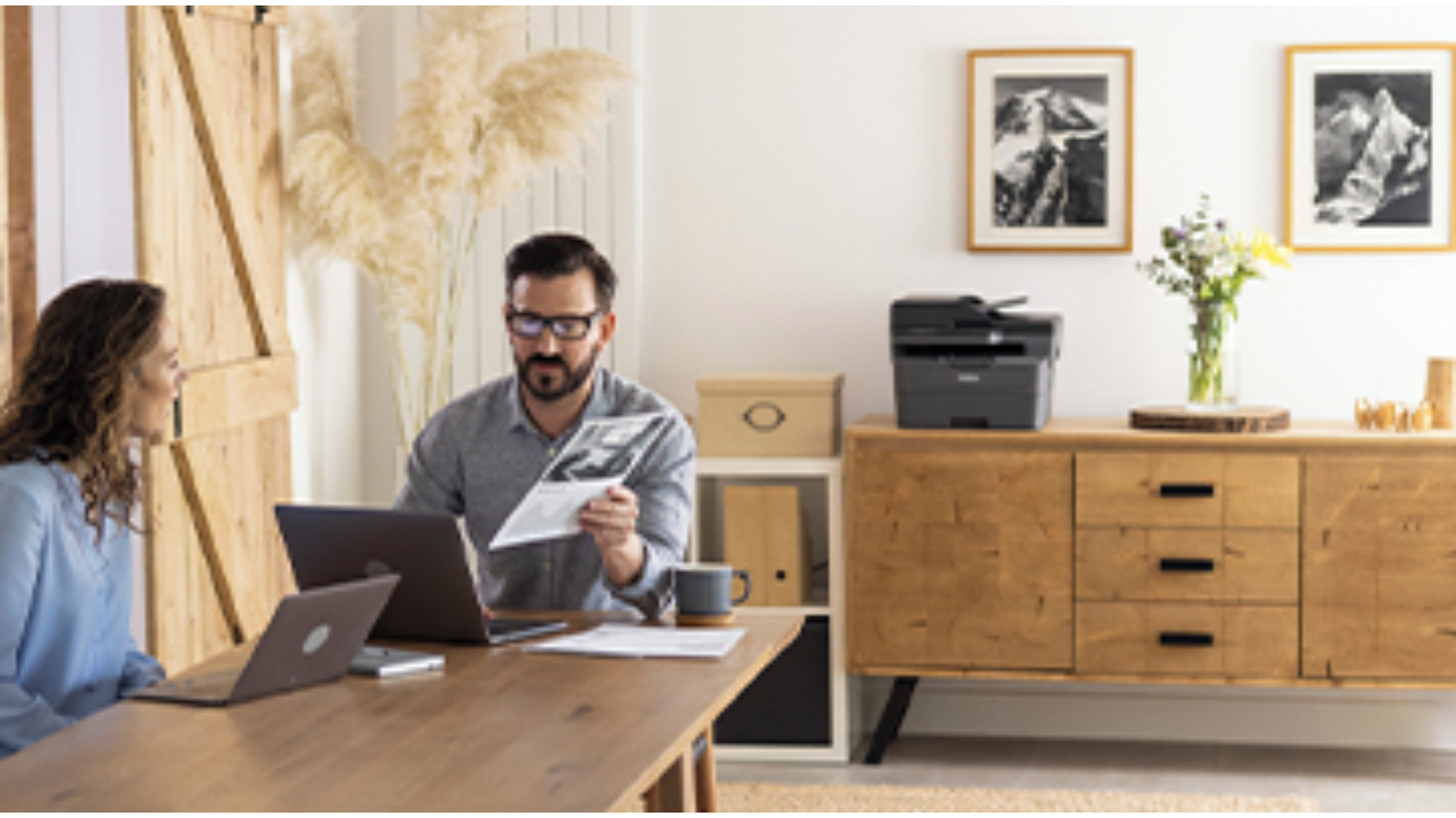 Brother MFC-L2880DW XL Compact Monochrome Laser Multifunction Printer