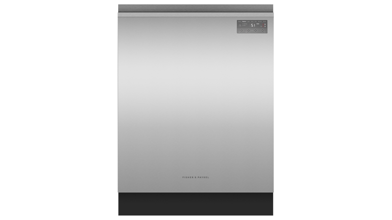Fisher & Paykel 60cm Series 5 Built-Under Dishwasher with Recessed Handle - Stainless Steel