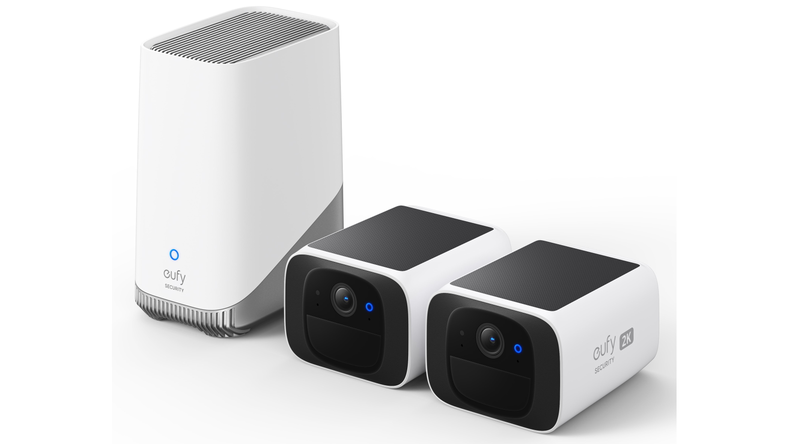 eufy Security SoloCam S220 2-Camera Kit with HomeBase Domayne