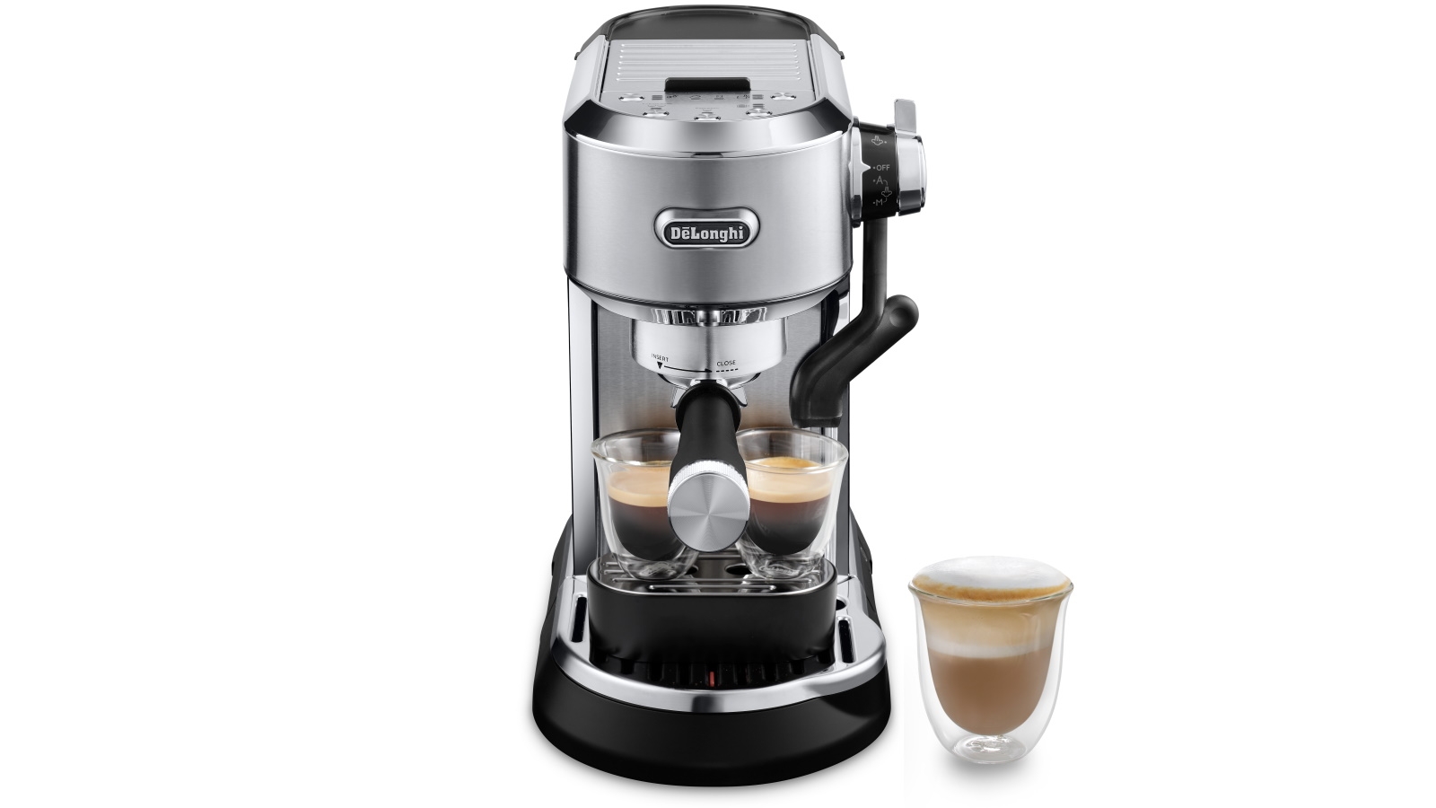 De'Longhi Dedica Maestro Plus Coffee Machine - Metal