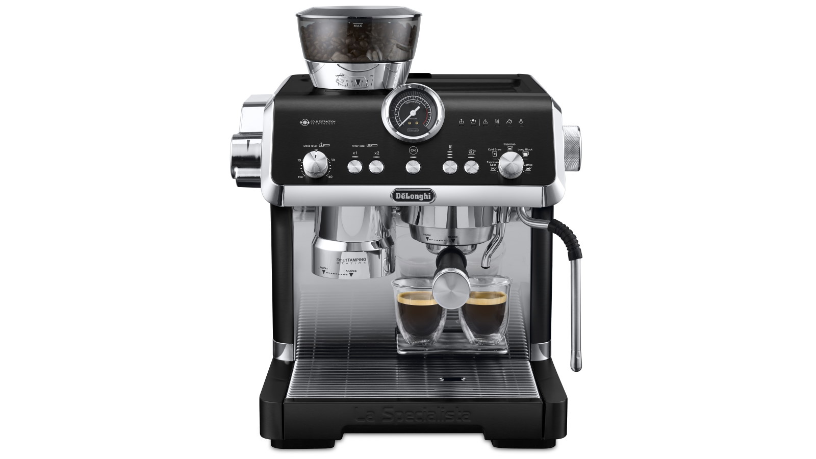 De'Longhi La Specialista Opera Manual Coffee Machine - Black
