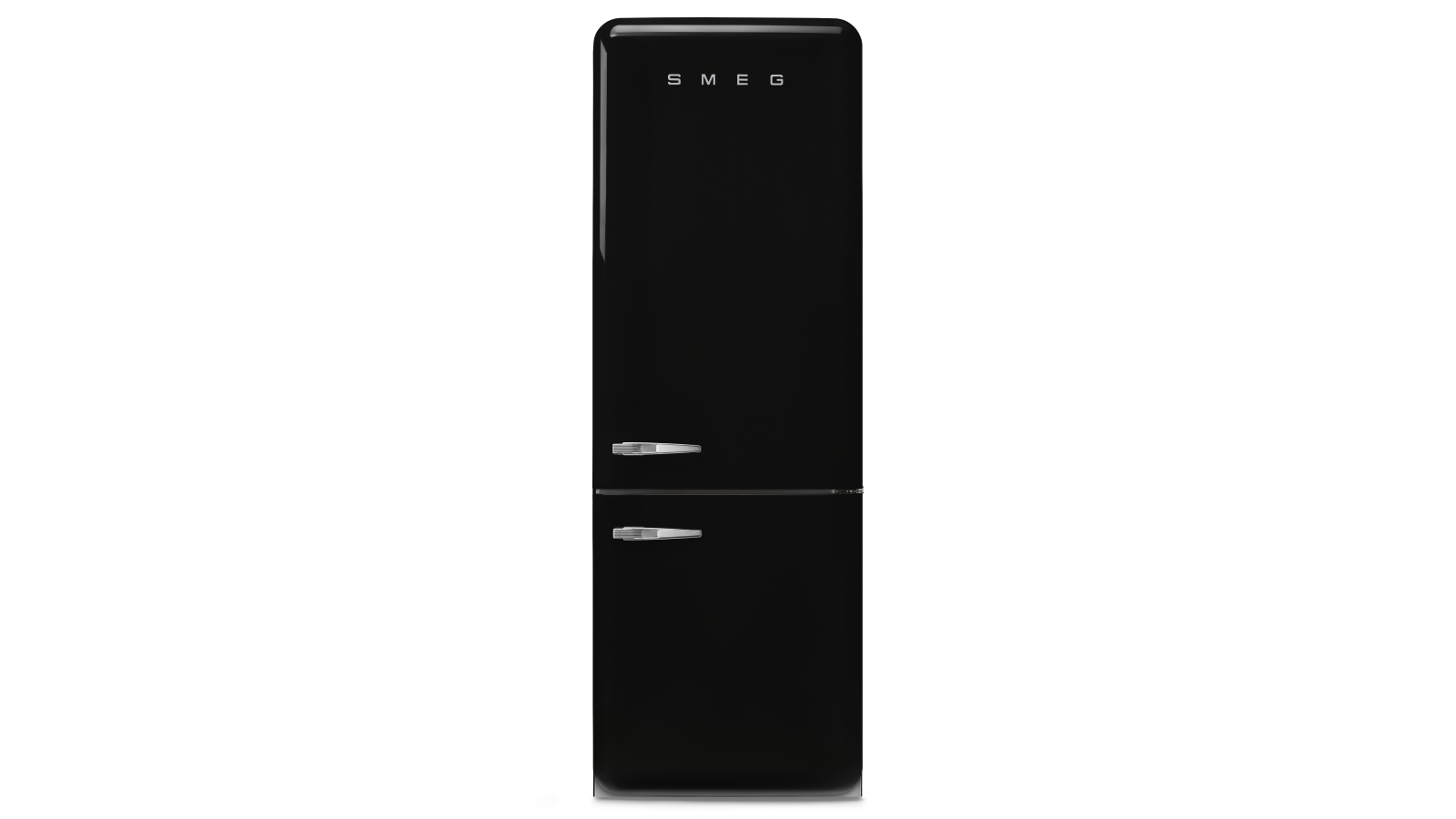 Smeg 510L 50's Style Retro Right Hinge Bottom Mount Fridge - Black